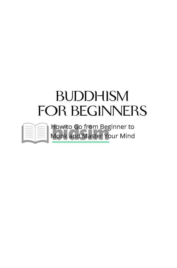 Buddhism for Beginners - Book Layout Design