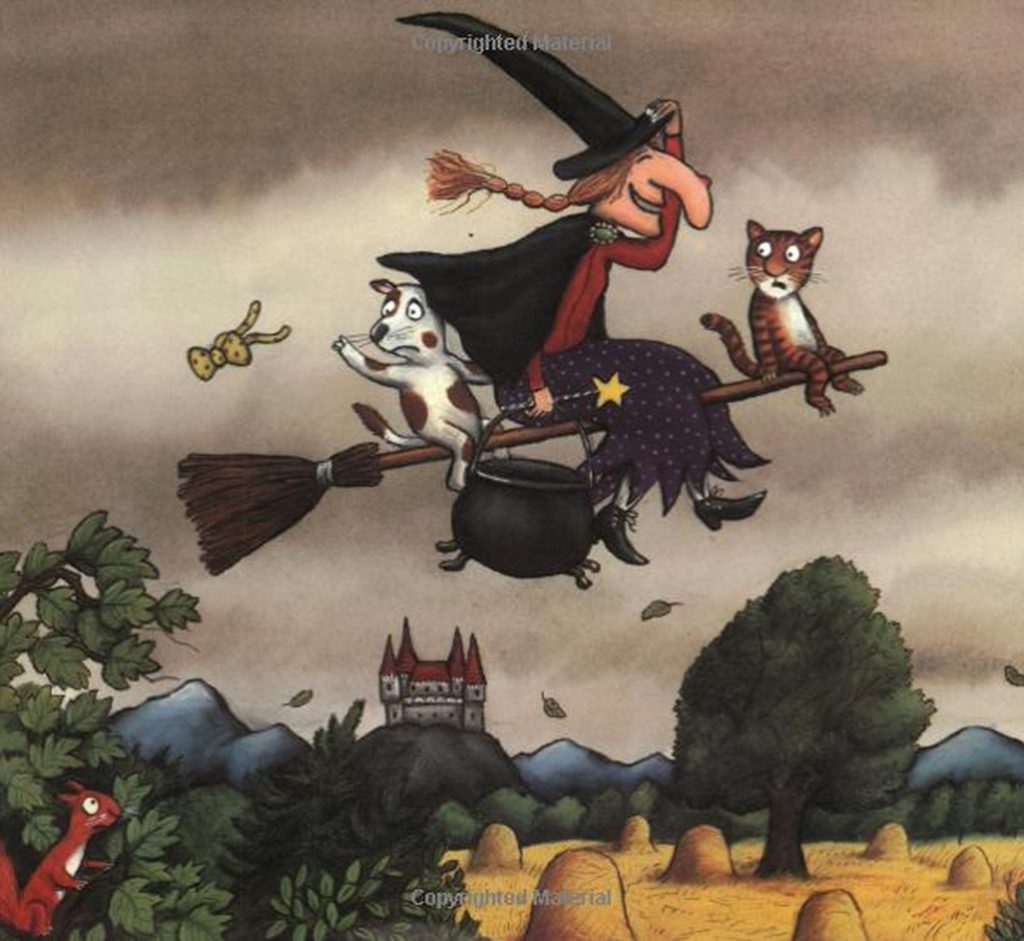 Book Layout Design of Room on the Broom - interior
