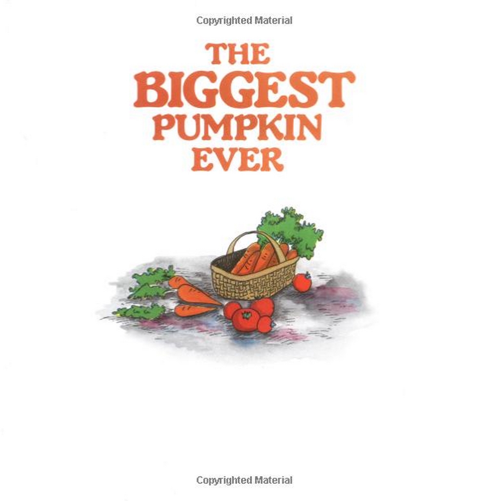 The Biggest Pumpkin Ever Layout Design