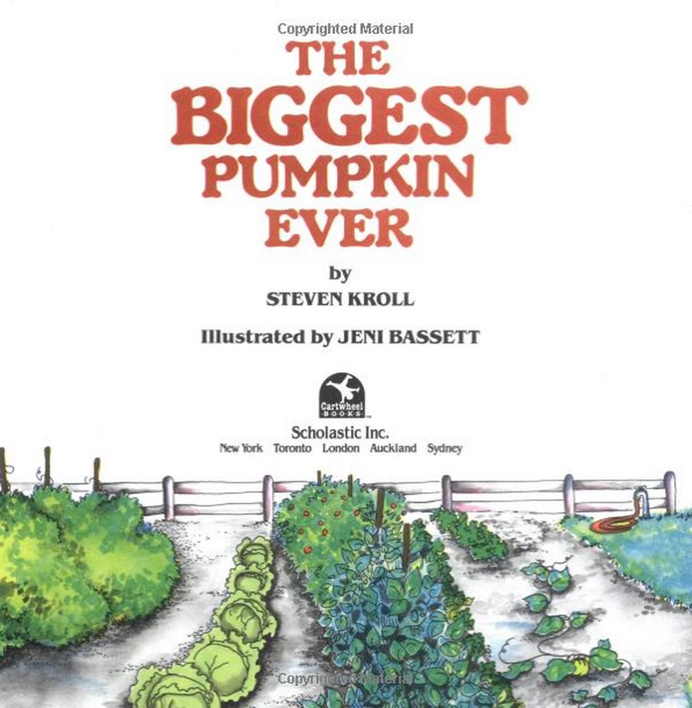 The Biggest Pumpkin Ever Layout Design