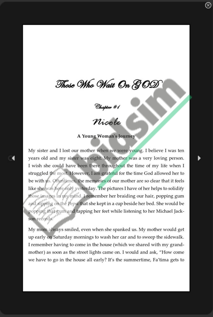 Kindle Book Layout Design Sample #6