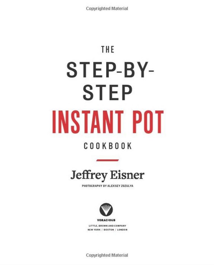 The Step-by-Step Instant Pot Cookbook Book Layout Design