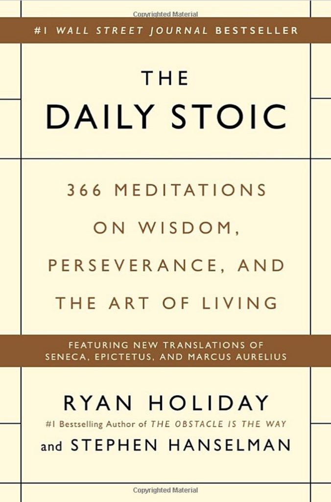 The Daily Stoic Book Layout Design