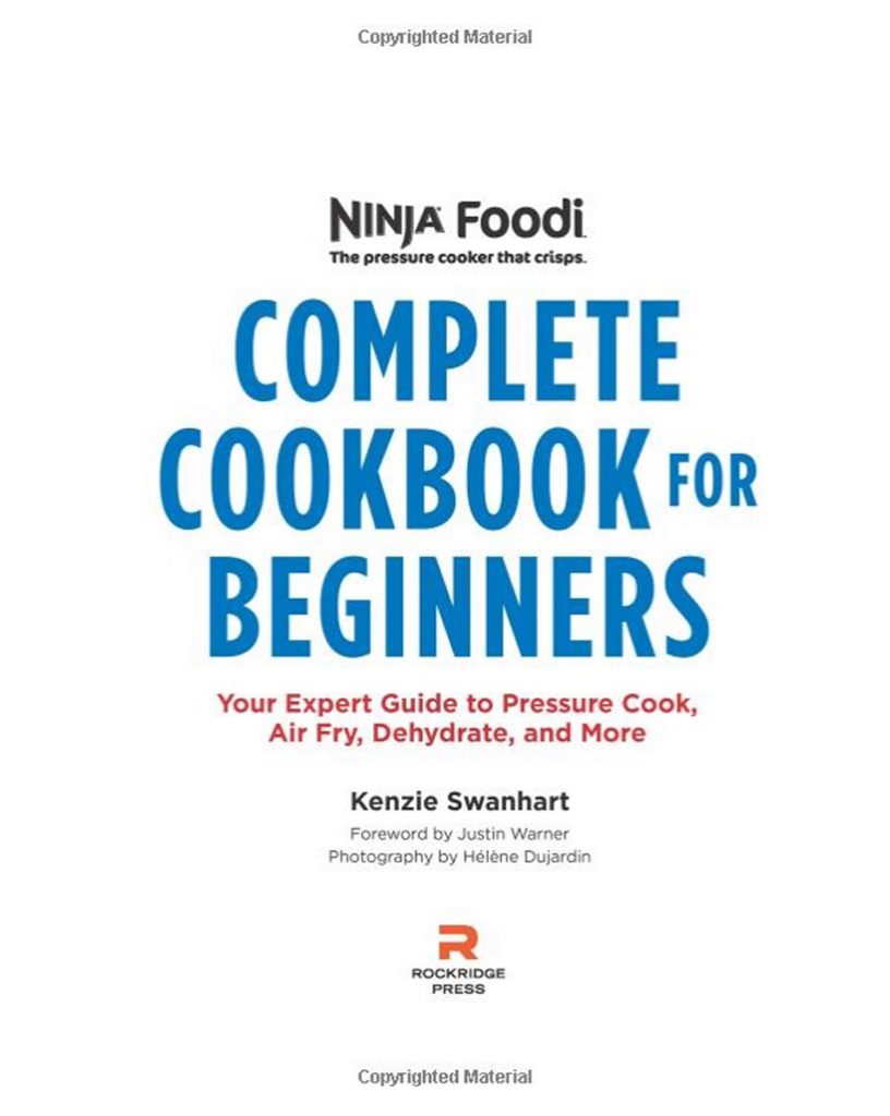 Layout Design of “Ninja Foodi” Cookbook (paperback)