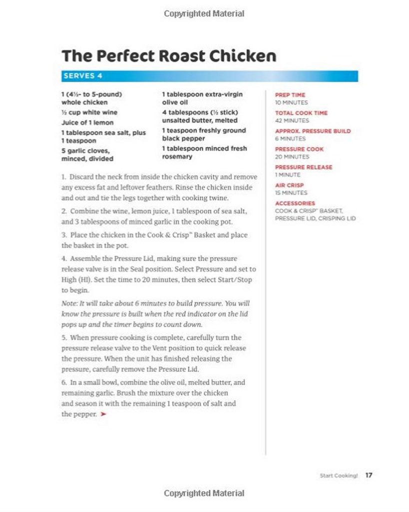 Layout Design of “Ninja Foodi” Cookbook (paperback)