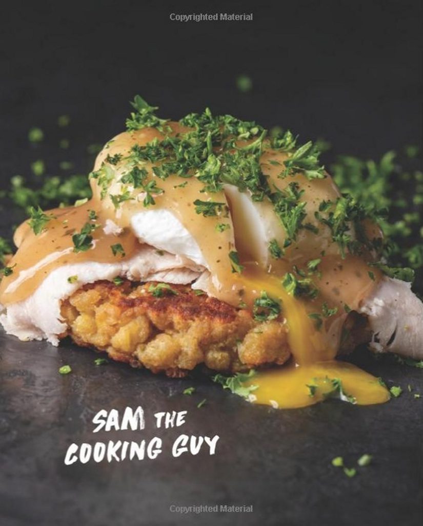 Cookbook layout design - "Sam the Cooking Guy" (paperback)