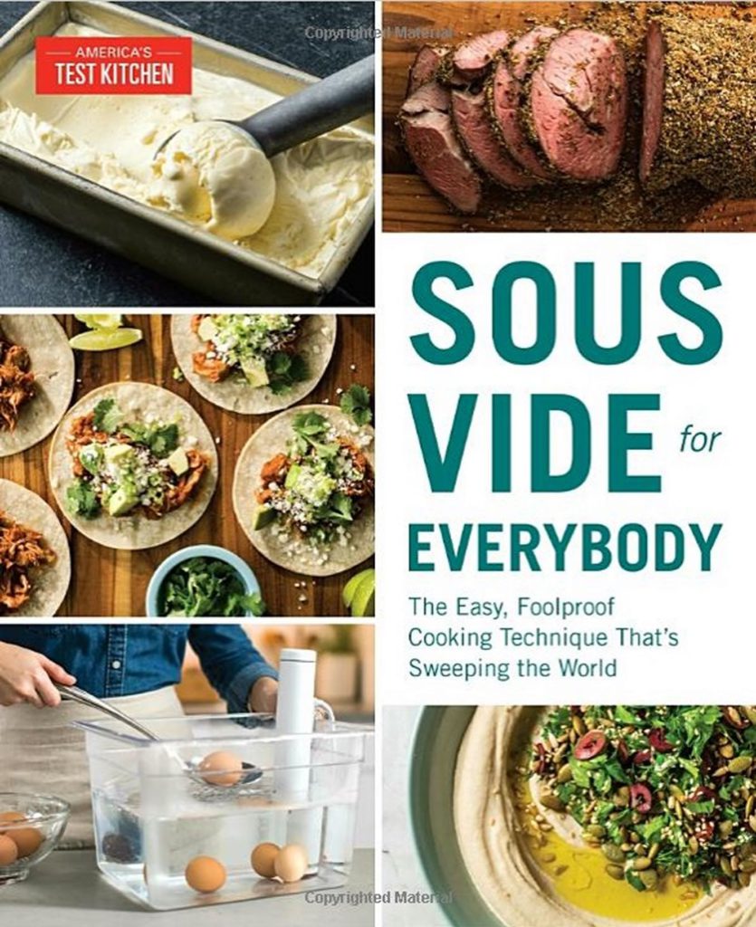 Cookbook Layout Design – “Sous Vide for Everybody” (paperback)