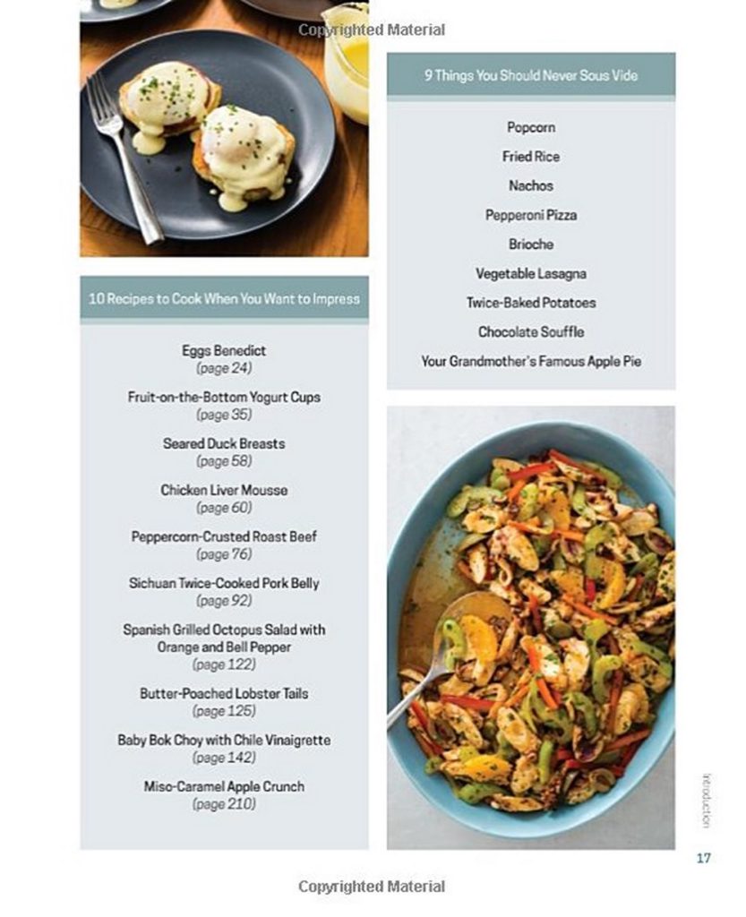Cookbook Layout Design – “Sous Vide for Everybody” (paperback)