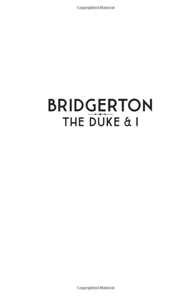 Romance Book Layout Design - "Bridgerton" (paperback)