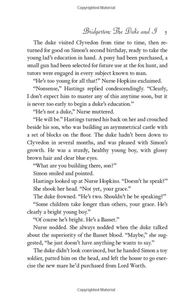 Romance Book Layout Design - "Bridgerton" (paperback)