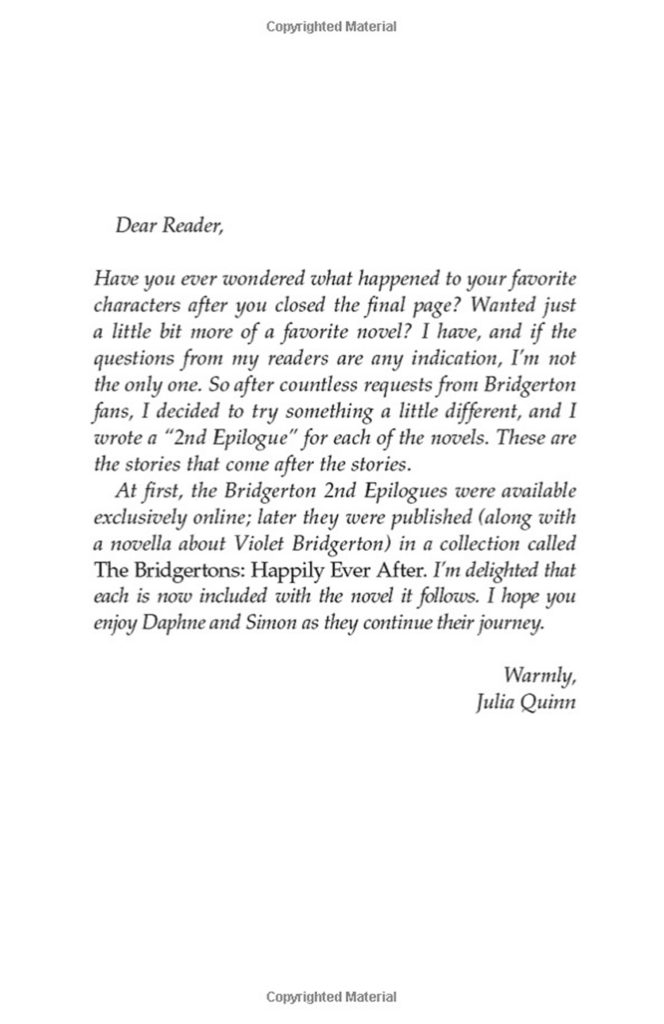 Romance Book Layout Design - "Bridgerton" (paperback)