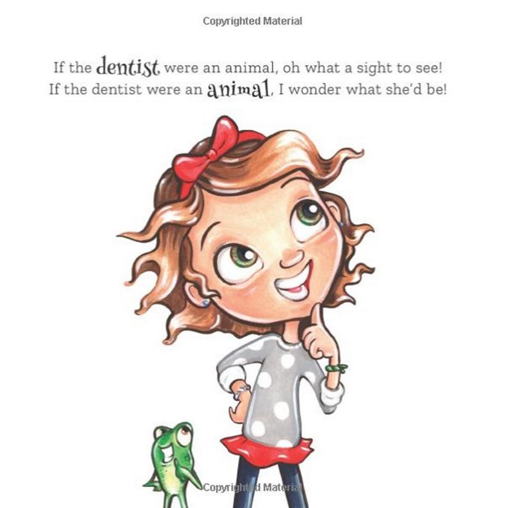 Layout Design of "If The Dentist Were An Animal" Children Book (paperback)