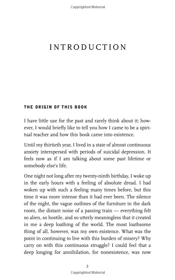Layout Design of "The Power of Now" book (paperback)