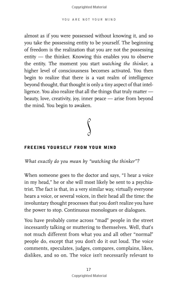 Layout Design of "The Power of Now" book (paperback)