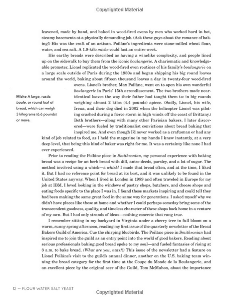 Layout Design of "Flour Water Salt Yeast" book (paperback)