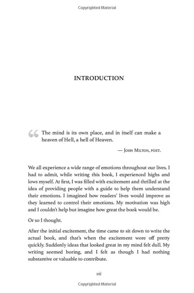 Layout Design of "Master Your Emotions” book (Paperback)