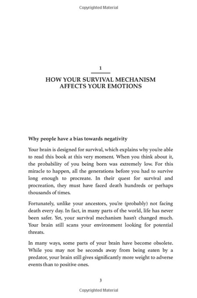 Layout Design of "Master Your Emotions” book (Paperback)