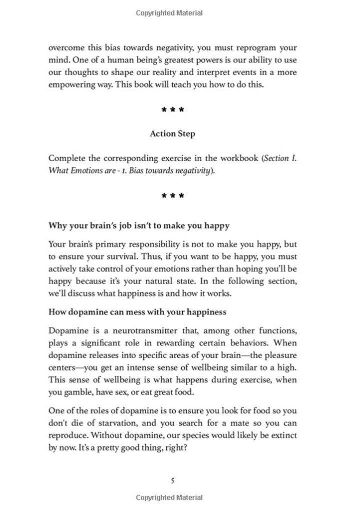 Layout Design of "Master Your Emotions” book (Paperback)