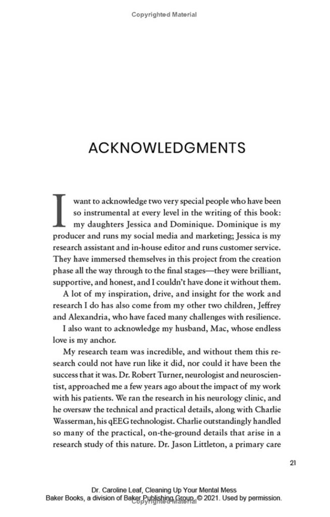 Layout Design of “Cleaning Up Your Mental Mess” book (paperback)