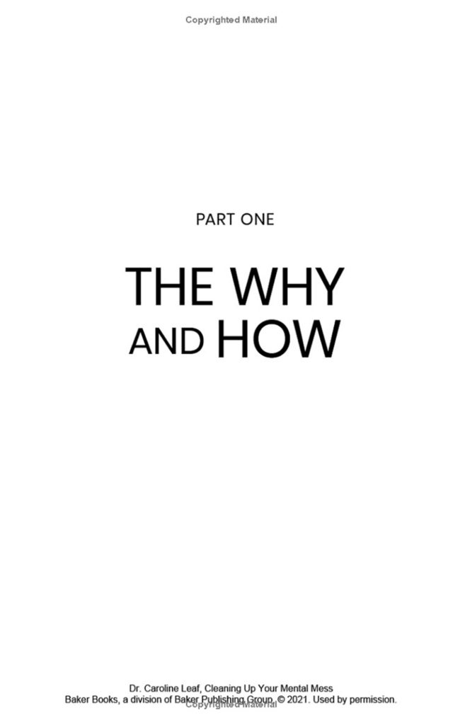 Layout Design of “Cleaning Up Your Mental Mess” book (paperback)
